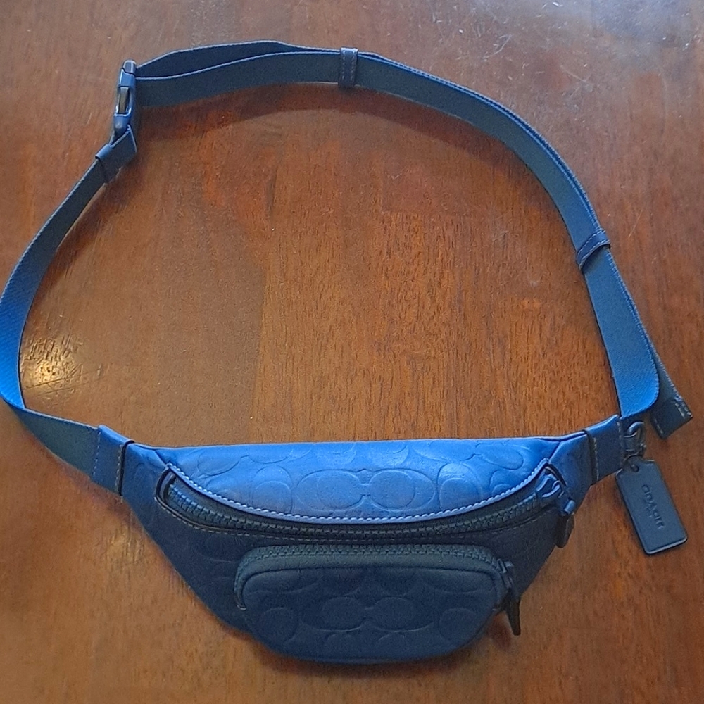 NWOT Coach Sprint Belt Bag 24 In Signature Leather